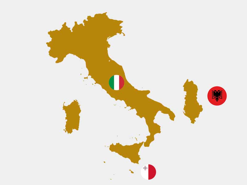 Italy-Albania-and-Malta