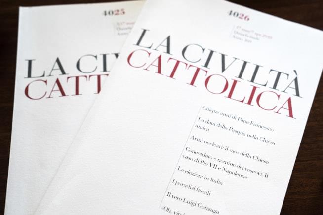 Issues of the Jesuit magazine La Civiltà Cattolica