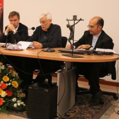 Padre Arturo Sosa e padre Luciano Larivera ad un evento culturale presso il Centro Veritas di Trieste